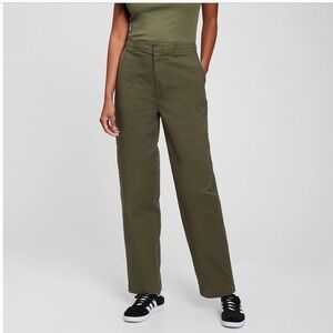 NWT Gap Size 6 Straight Up Khaki Army Green